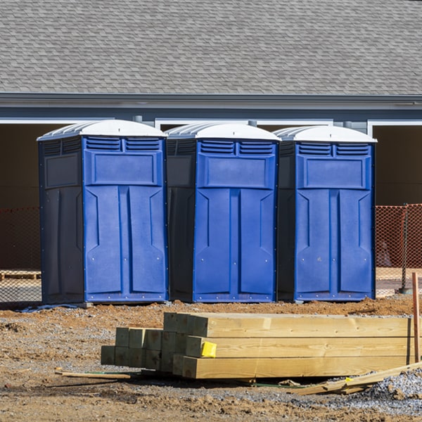 what is the expected delivery and pickup timeframe for the porta potties in Kathleen Florida